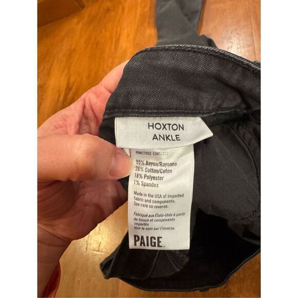 Woman’s Paige Hoxton ankle crop jeans - Picture 4 of 5